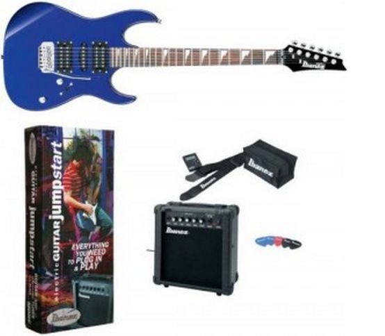 IBANEZ GRX70DXJU JEWEL BLUE NEW JUMPSTART PACKAGE