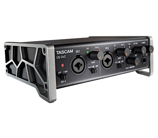 Внешняя звуковая карта tascam us 2x2