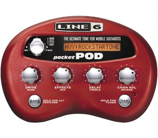   LINE 6 POCKET POD DIRECT GUITAR PREAMP