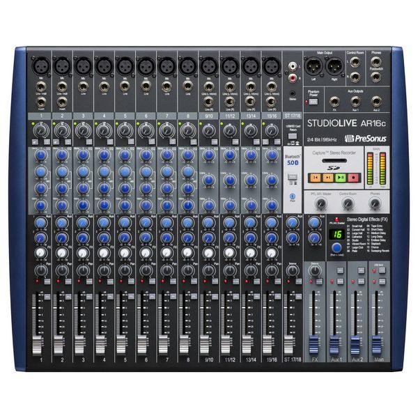 ��������� ������ PreSonus StudioLive AR16c