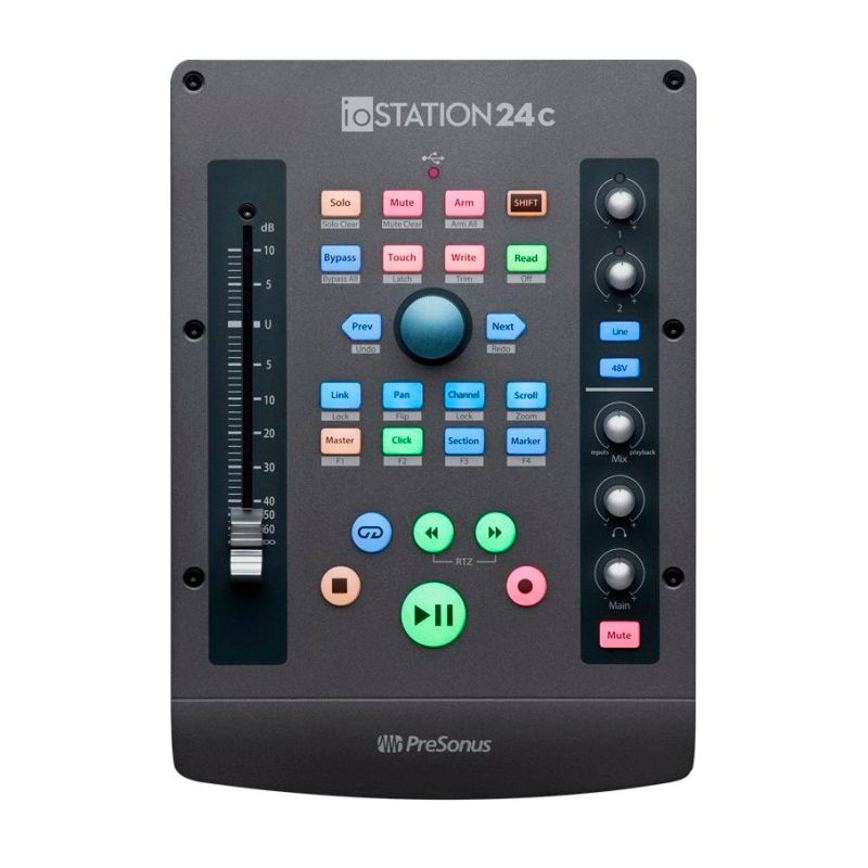 Компактный аудиоинтерфейс PreSonus ioStation 24c