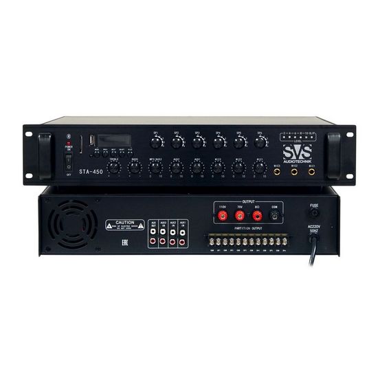 - 6- SVS Audiotechnik STA-450