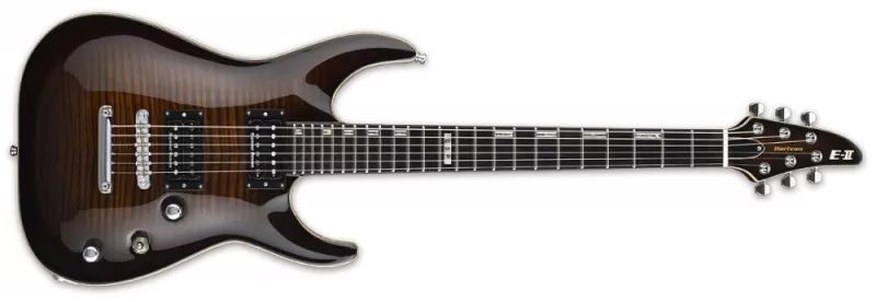  ESP E-II HORIZON FM NT DBSB,  Dark Brown Sunburst