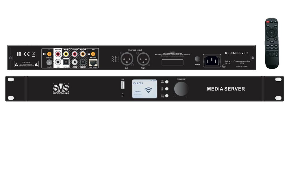 ���������������� ������������� SVS Audiotechnik MEDIA SERVER