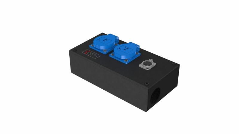 ������� ���������� KPC3-R2-F1 �� 2 ������� Schuko � 1 ������ XLR 3-pin female (����)