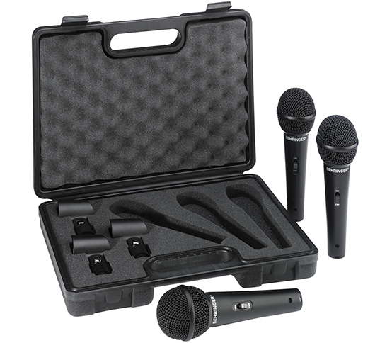 Динамические микрофоны (комплект из 3 шт.) BEHRINGER XM1800S