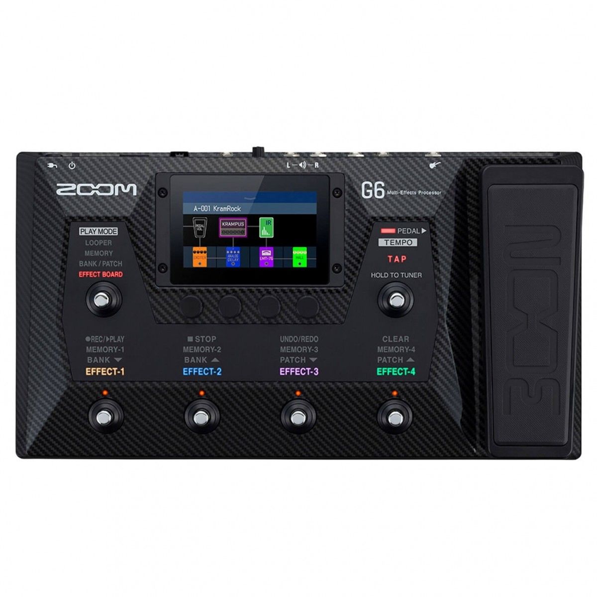 Процессор мультиэффектов для электрогитары Zoom G6