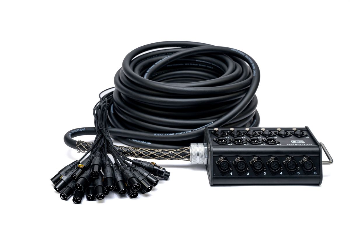 Аудио мультикор студийный Xline Cables RSPE MCB 18-4-30