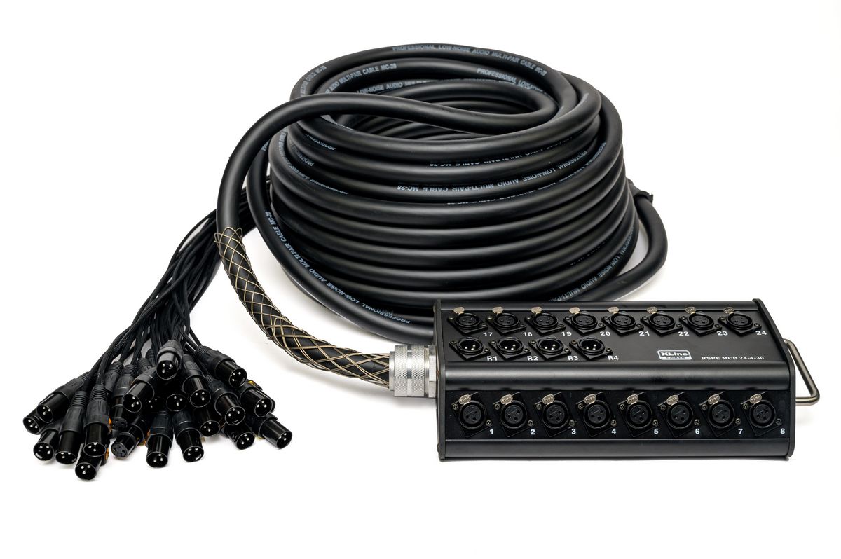 Аудио мультикор студийный Xline Cables RSPE MCB 24-4-30