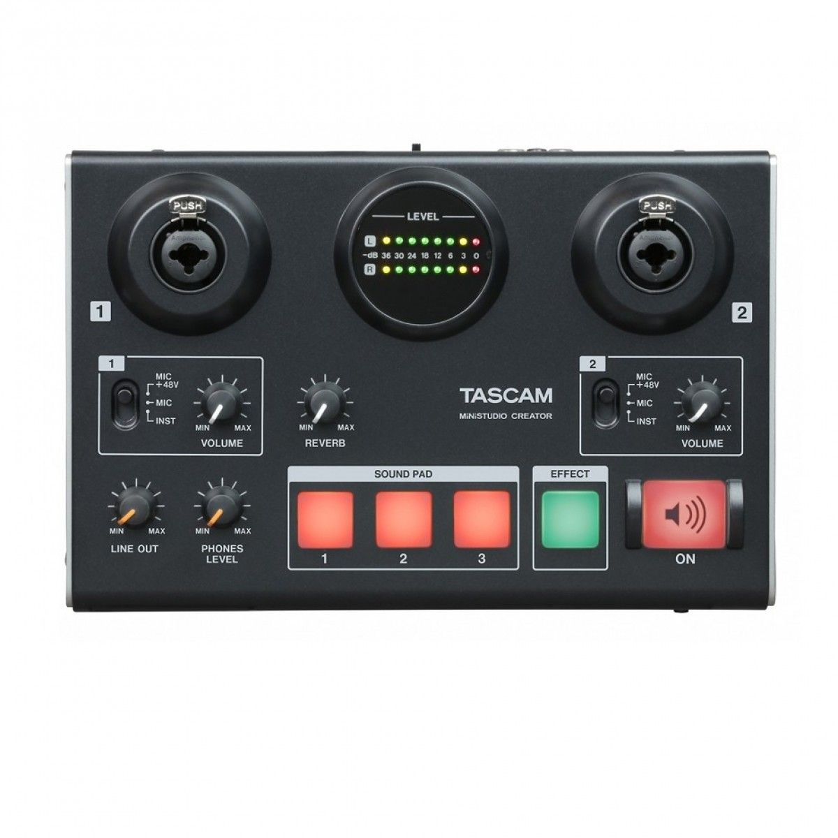 Аудиоинтерфейс контроллер для интернет-вещания TASCAM US-42 USB