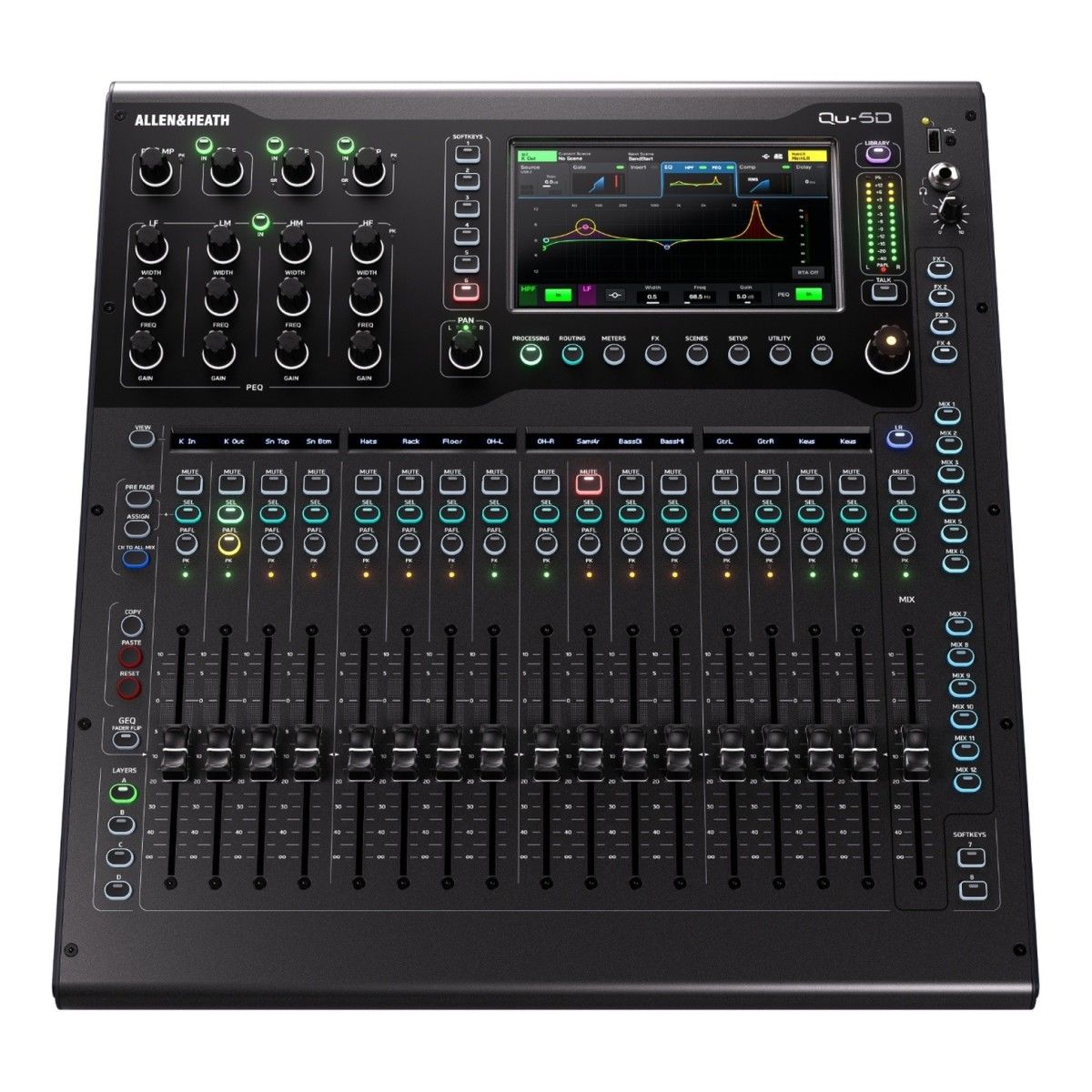   Allen & Heath QU-5D  Dante