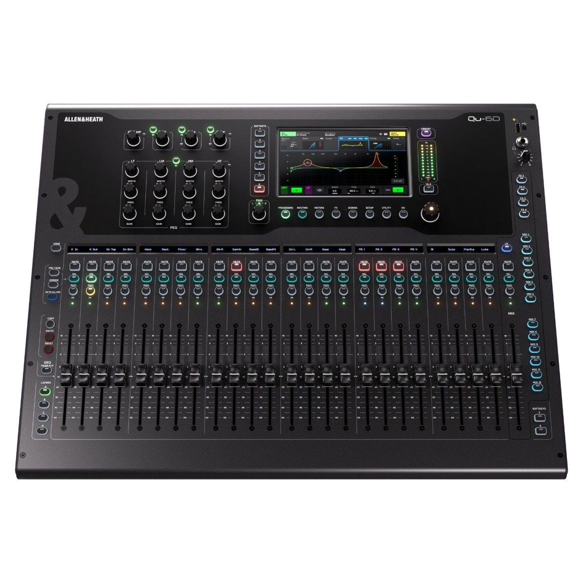   Allen & Heath QU-6D  Dante