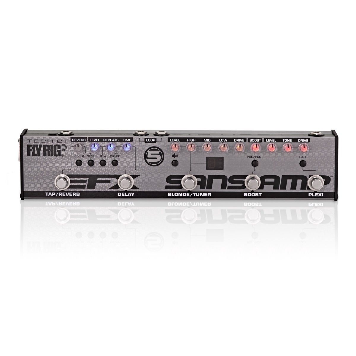 �������� ���������� ��������� �������� TECH 21 SansAmp FL5-V2 Fly Rig 5