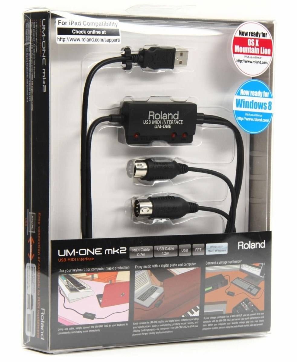 Миди интерфейс ROLAND UM-ONE MK2 USB MIDI