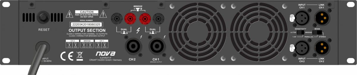 Усилитель мощности NOVA HX 4000