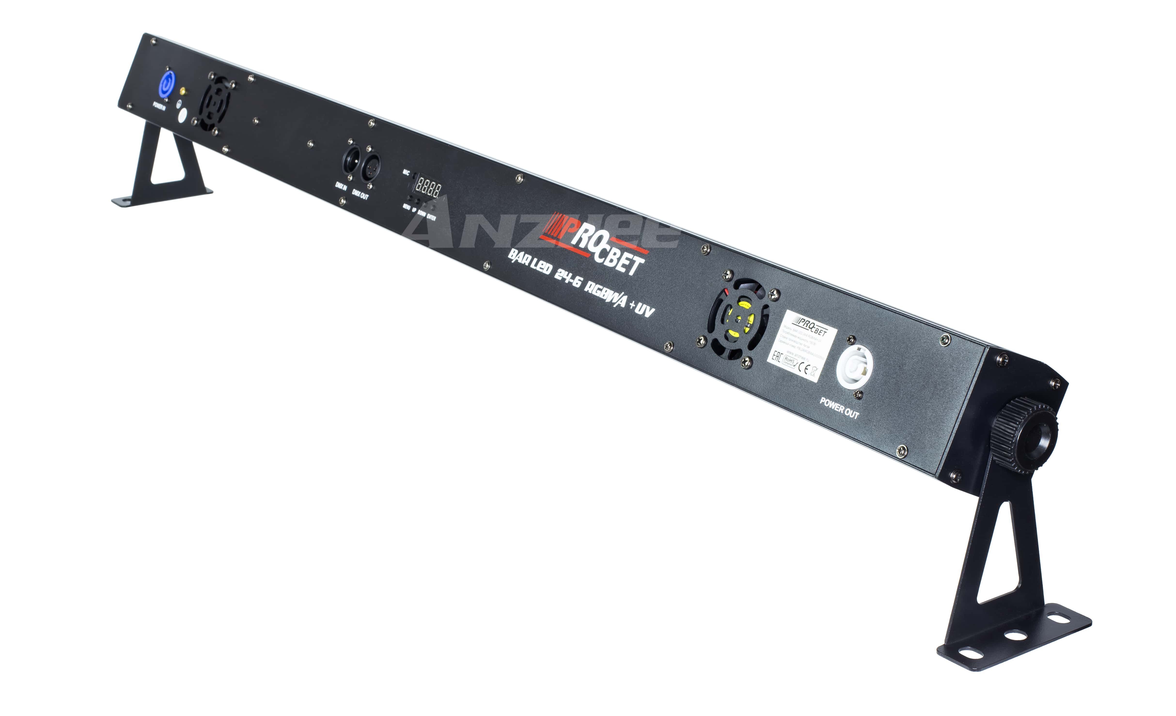   PROCBET BAR LED 24-6 RGBWA+UV
