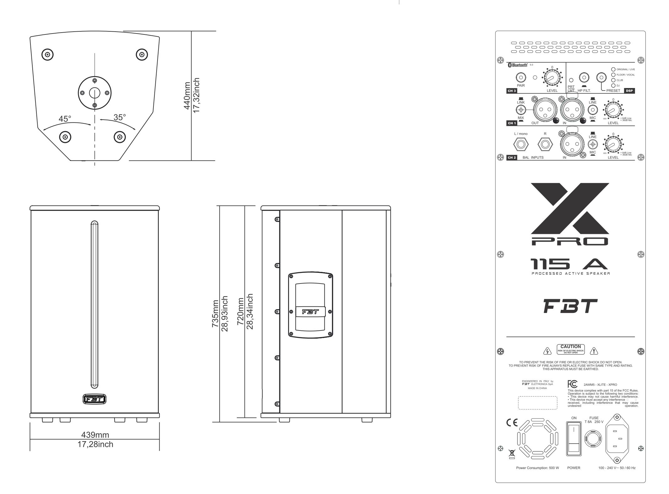    FBT X-PRO 115A