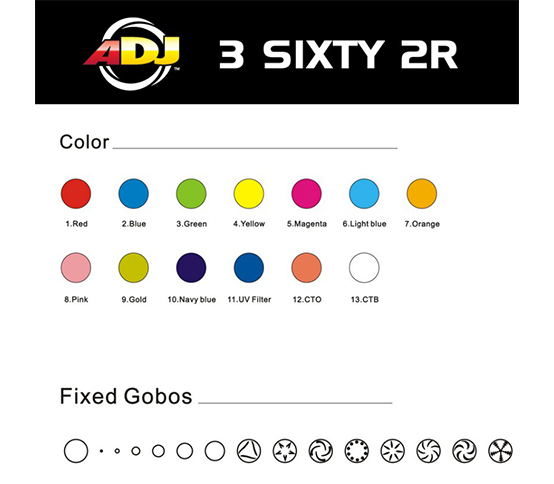 Двойная вращающаяся голова American DJ 3 Sixty 2R