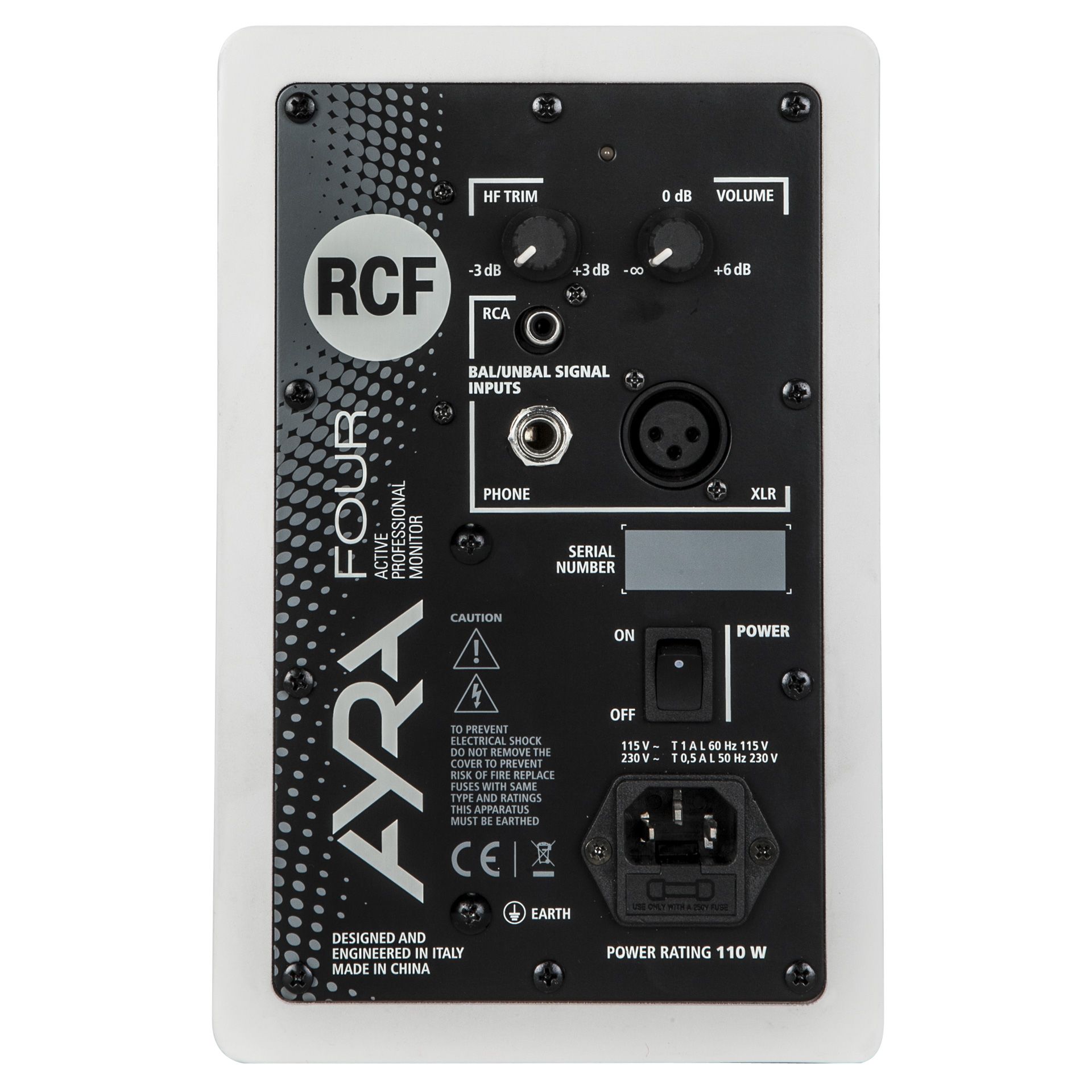 Активный студийный двухполосный монитор RCF AYRA 5 W