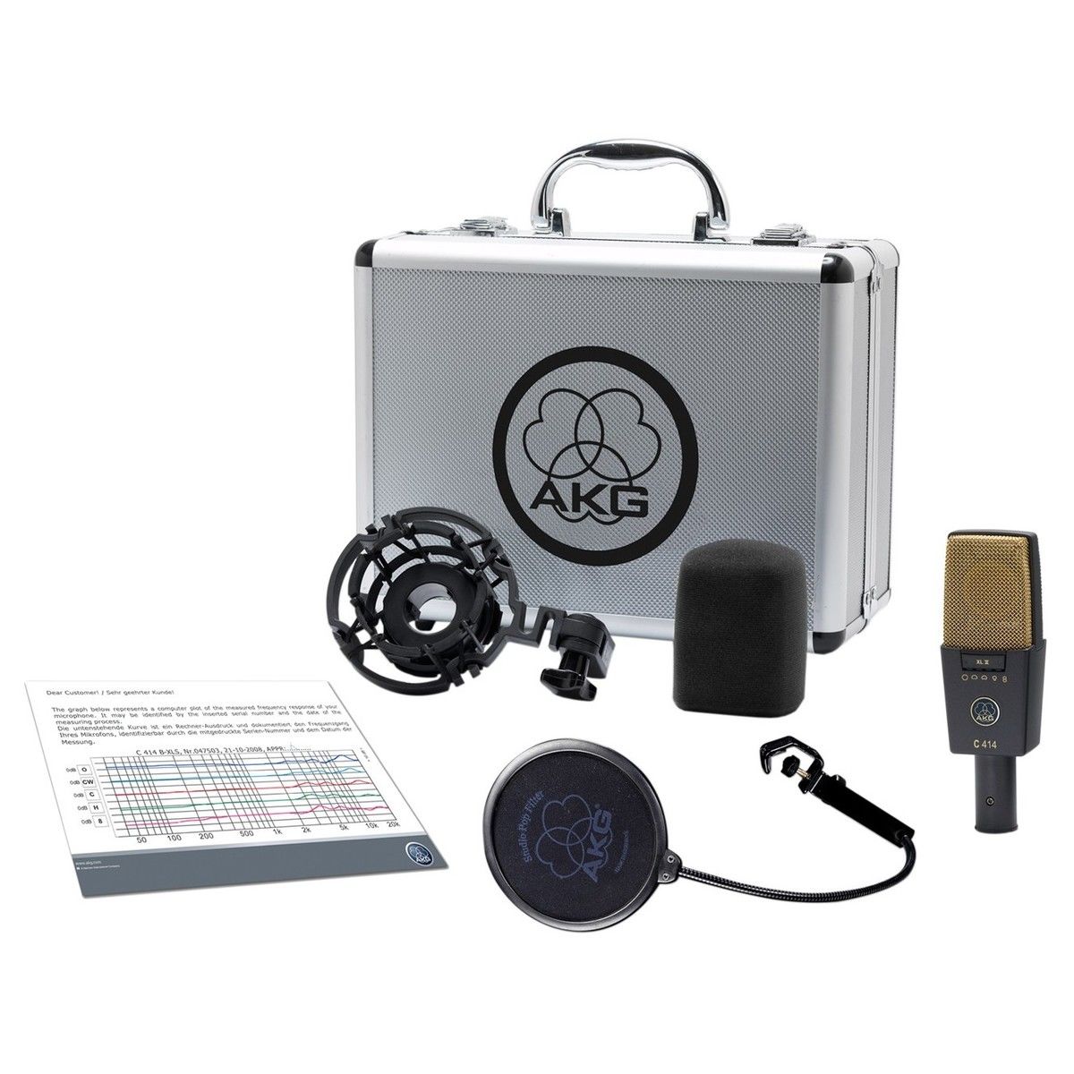Микрофон конденсаторный вокальный AKG C414 XLII