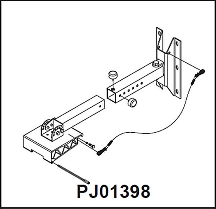 Настенное крепление для подвеса мини-модулей INVOTONE PJ01398