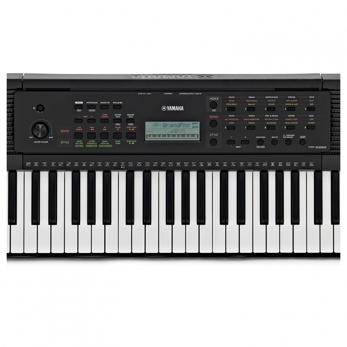 ���������� � ���� ��������������� Yamaha PSR-E283