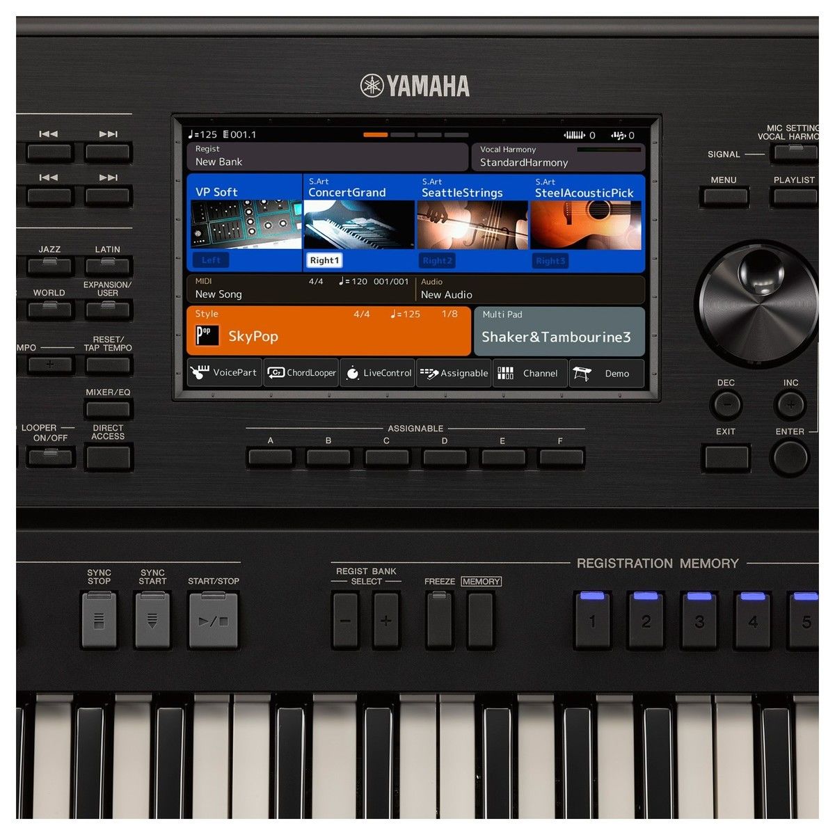 Клавишная рабочая станция Yamaha PSR-SX900