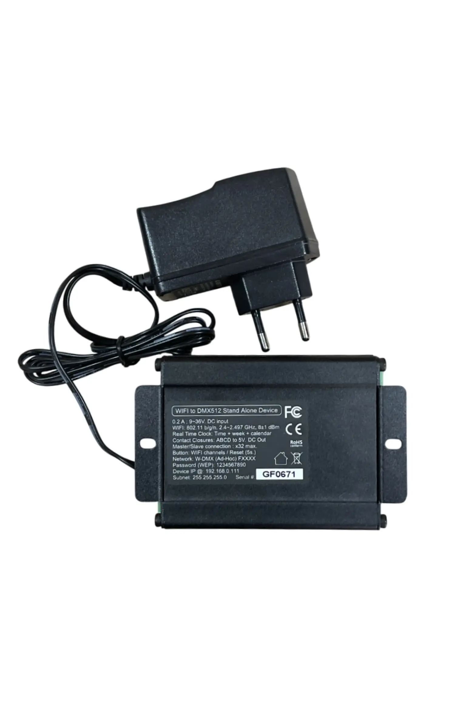 DMX  WiFi Chromateq LPSA-WIFI