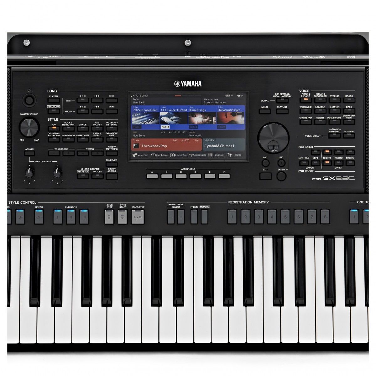 �������� �������������� ���������� Yamaha PSR-SX920