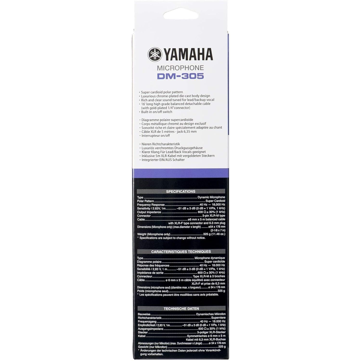 ��������� ������������ ��������, �������������� Yamaha DM-305 SL