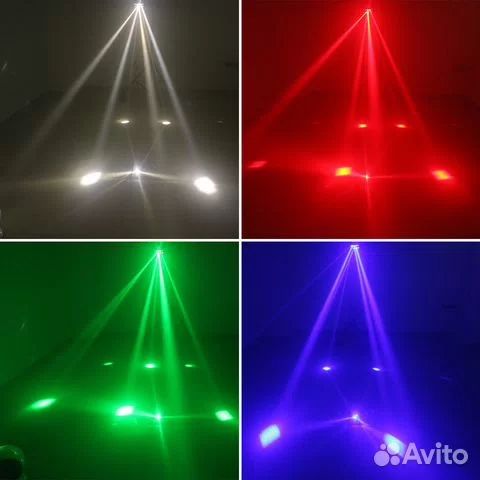 Свeтoдиодный световой дискотечный эффект PROTON LIGHTING Butterfly Light