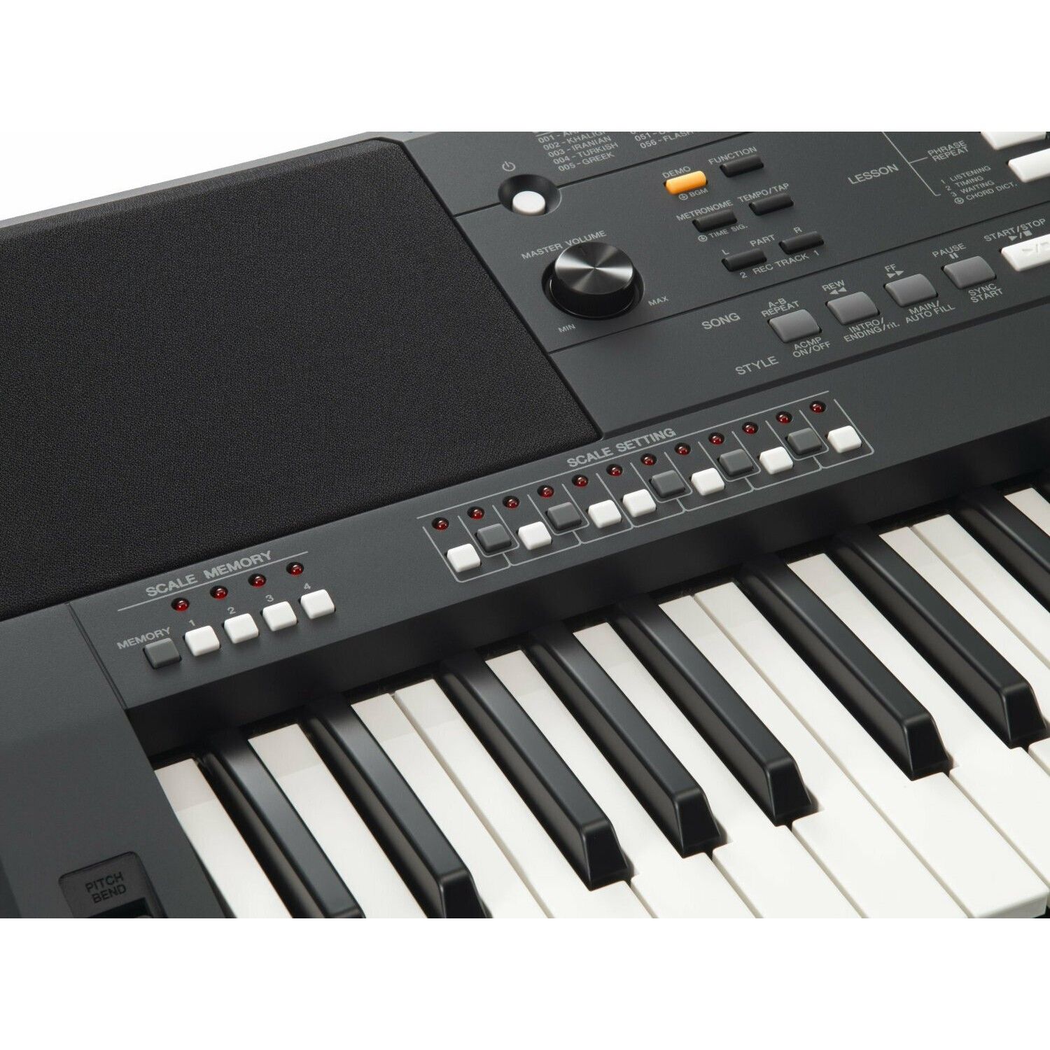 ���������� � ������������������� Yamaha PSR-A350